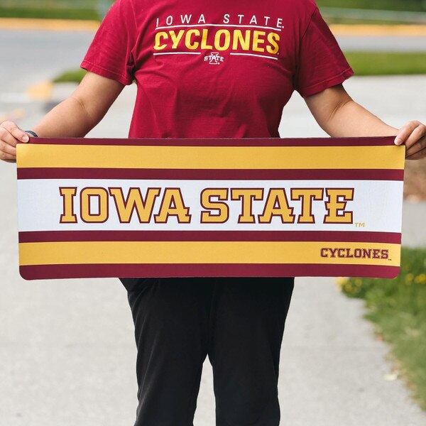 Striped Iowa State Deskpad